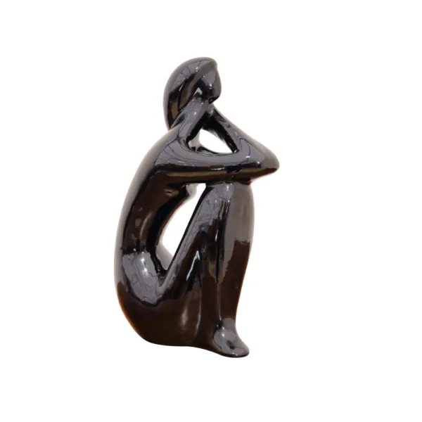 Ceramic sculpture of naked girl by Jitka Forejtová, 1960´s, Czechoslovakia